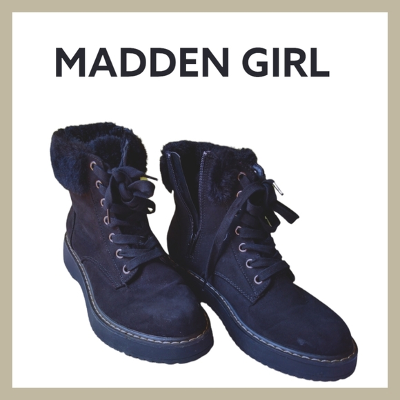 🏖️ Madden Girl Black KYMBER ANKLE BOOT - Picture 3 of 7